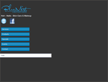 Tablet Screenshot of bluemistsalon.com